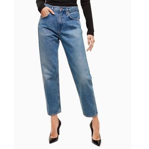 Agolde x Talula Slouched Peg Jeans (Pacific wash, size 25)